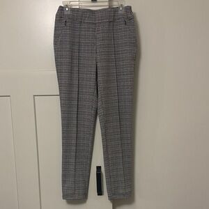 CHARLIE B women’s Black Patterned Dress Pants